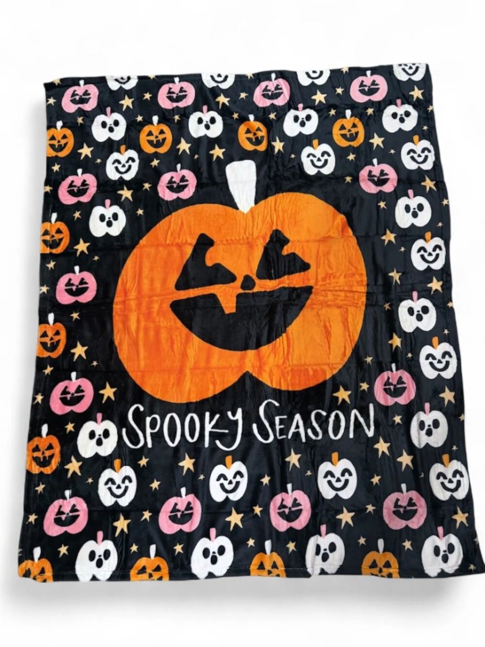 Spooky Season Halloween printed 50x60" fleece throw blanket